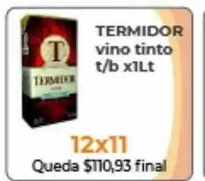 Pasos Supermercado Termidor Vino Tinto oferta