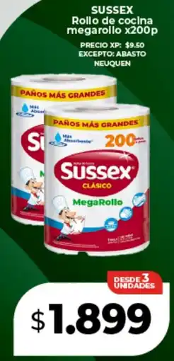 Supermayorista Vital Sussex rollo de cocina megarollo oferta