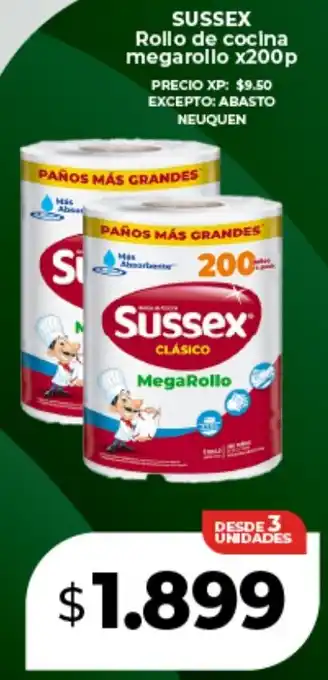 Supermayorista Vital Sussex rollo de cocina megarollo oferta