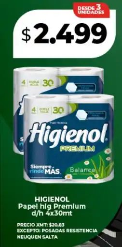 Supermayorista Vital Higienol papel hig premium d/h oferta