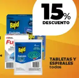 Supermayorista Vital Tabletas y espirales todos oferta