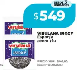 Supermayorista Vital Virulana inoxy esponja acero oferta