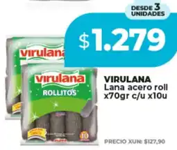 Supermayorista Vital Virulana lana acero roll oferta