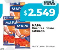 Supermayorista Vital Mapa guantes plisse satinado oferta