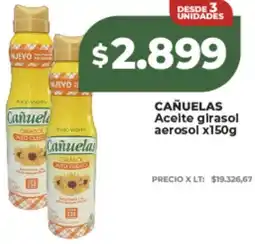 Supermayorista Vital Cañuelas aceite girasol aerosol oferta