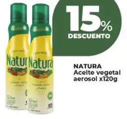 Supermayorista Vital Natura aceite vegetal aerosol oferta