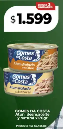 Supermayorista Vital Gomes da costa atun desm.aceite y natural oferta