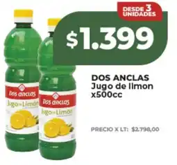 Supermayorista Vital Dos anclas jugo de limon oferta