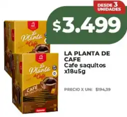 Supermayorista Vital La planta de cafe cafe saquitos oferta
