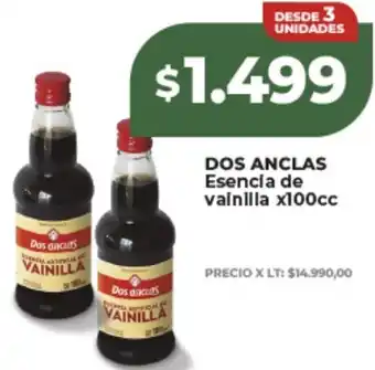 Supermayorista Vital Dos anclas esencia de vainilla oferta