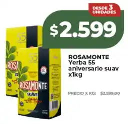 Supermayorista Vital Rosamonte yerba 55 aniversario suav oferta