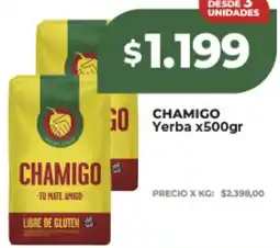 Supermayorista Vital Chamigo yerba oferta