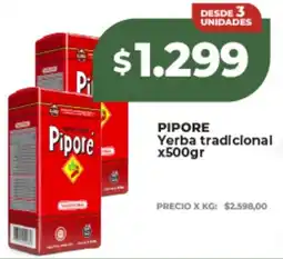 Supermayorista Vital Pipore yerba tradicional oferta