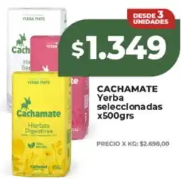 Supermayorista Vital Cachamate yerba seleccionadas oferta
