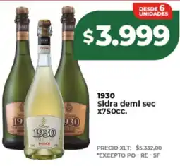 Supermayorista Vital 1930 sidra demi sec oferta