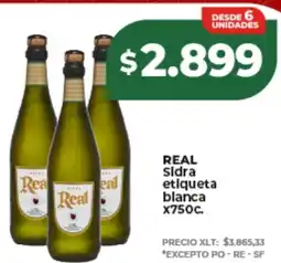 Supermayorista Vital Real sidra etiqueta blanca oferta