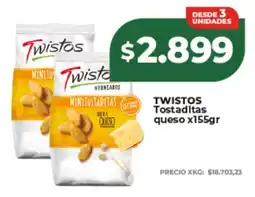 Supermayorista Vital Twistos tostaditas queso oferta