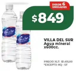 Supermayorista Vital Villa del sur agua mineral oferta