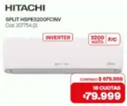 Naldo Lombardi Hitachi split oferta
