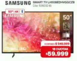 Naldo Lombardi Samsung smart tv 50" oferta