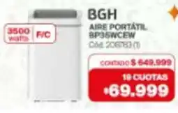 Naldo Lombardi Bgh aire portátil oferta