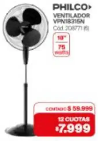 Philco ventilador 18"