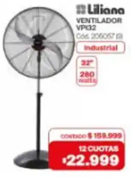 Naldo Lombardi Liliana ventilador 32" oferta
