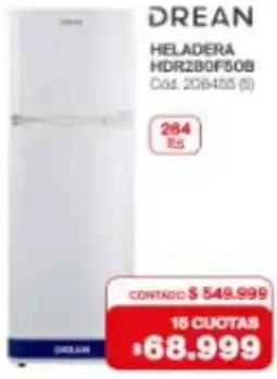 Naldo Lombardi Drean heladera oferta