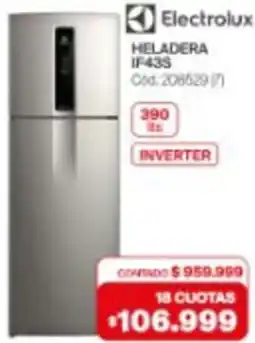 Naldo Lombardi Electrolux heladera IF43S oferta