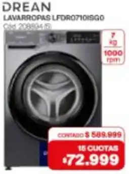 Naldo Lombardi Drean lavarropas oferta