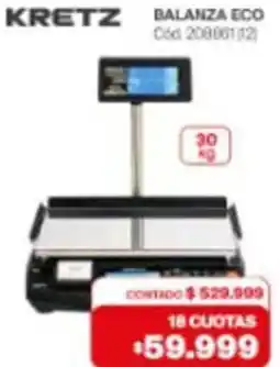 Naldo Lombardi Kretz balanza eco oferta