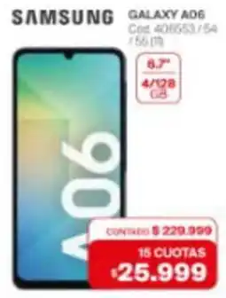 Naldo Lombardi Samsung galaxy A06 6.7" oferta