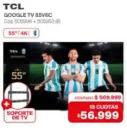 Naldo Lombardi Tcl soporte tv 55" oferta