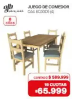 Naldo Lombardi Juego de comedor oferta