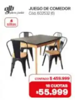 Naldo Lombardi Juego de comedor oferta