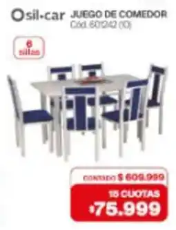 Naldo Lombardi Osil-car juego de comedor oferta