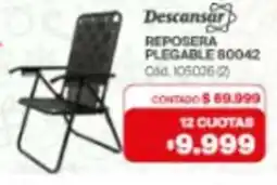 Naldo Lombardi Descansar reposera plegable 80042 oferta