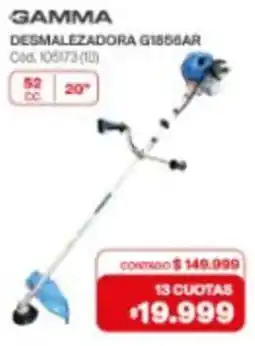 Naldo Lombardi Gamma desmalezadora 20" G1854AR oferta