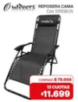 Naldo Lombardi Outdoors reposera cama oferta