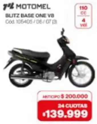 Naldo Lombardi Motomel blitz base one v8 oferta