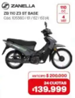 Naldo Lombardi Zanella ZB 110 Z3 5T base oferta