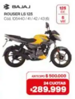 Naldo Lombardi Bajaj rouser LS 125 oferta