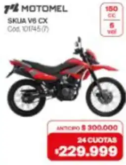 Naldo Lombardi Motomel skua v8 cx oferta