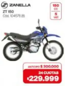 Naldo Lombardi Zanella ZT 150 oferta