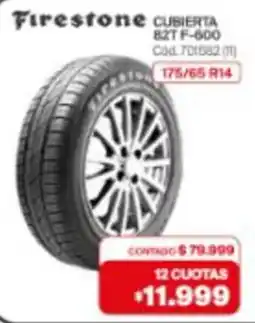 Naldo Lombardi Firestone cubierta 82T F-800 oferta