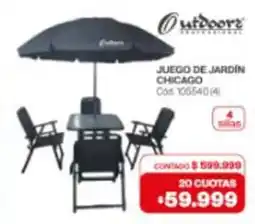 Naldo Lombardi Outdoors juego de jardin chicago oferta