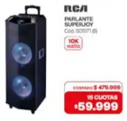 Naldo Lombardi RCA parlante superjoy oferta