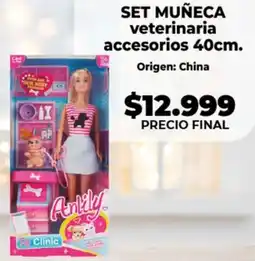 Supermayorista Vital Set muñeca veterinaria accesorios oferta