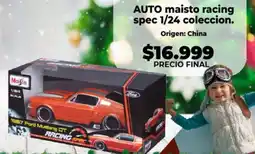 Supermayorista Vital Auto maisto racing spec 1/24 coleccion oferta