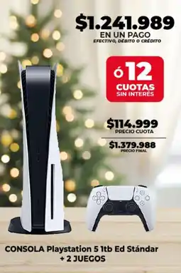 Supermayorista Vital Consola playstation 5 1tb ed stándar oferta
